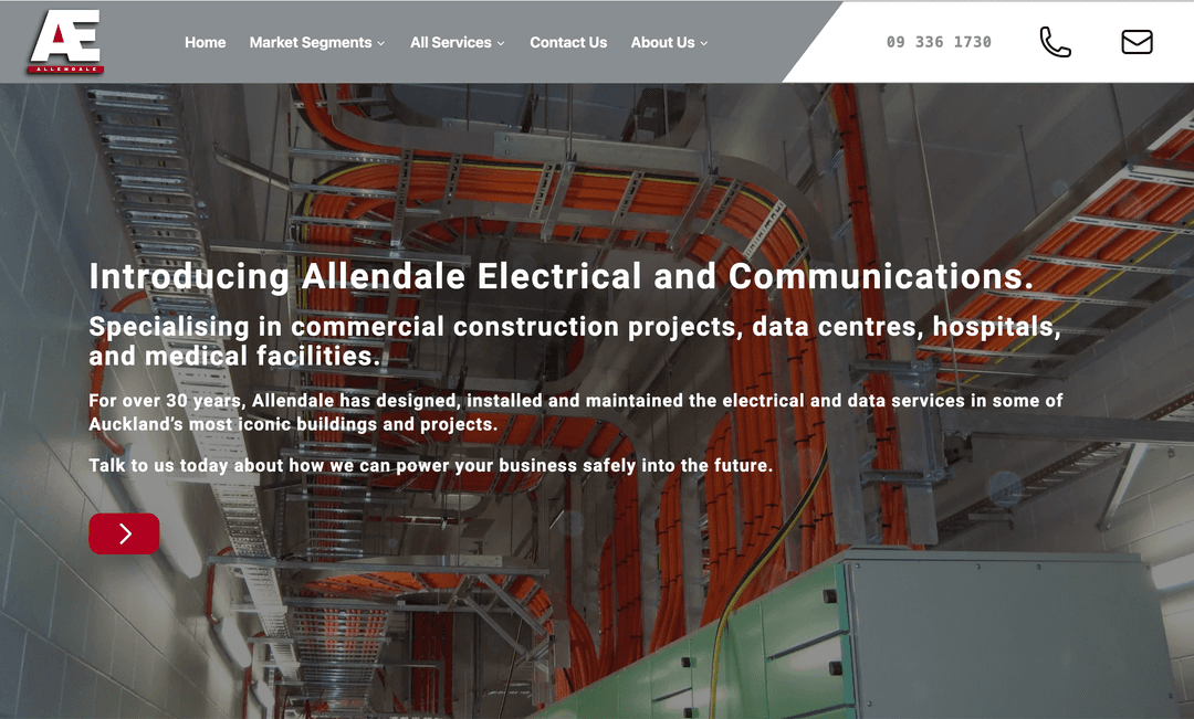 Allendale Electrical Website