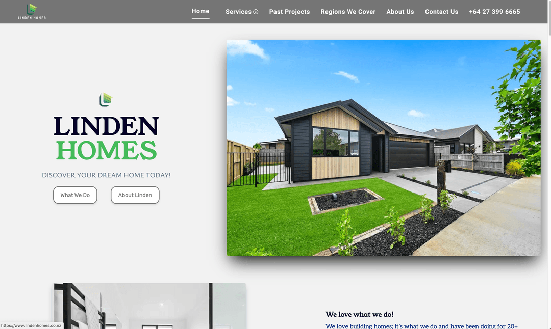 Linden Homes Website